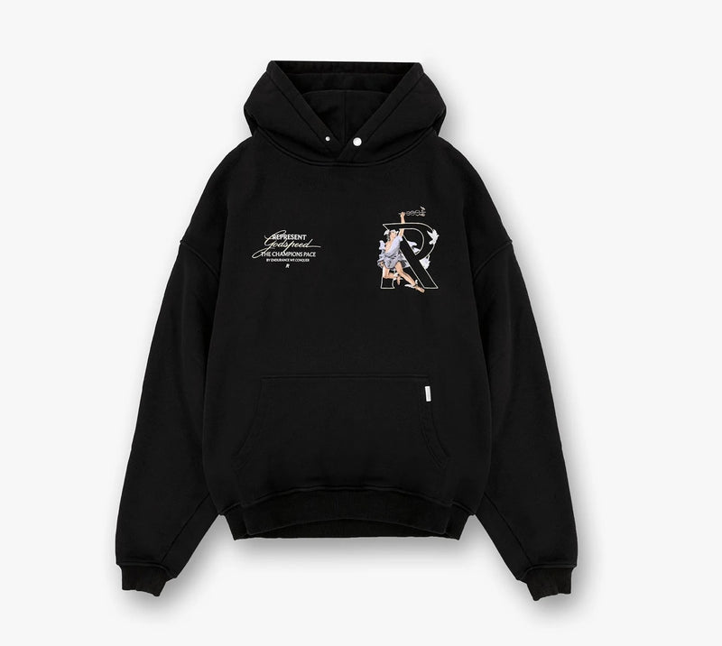 Represent Hermes Hoodie ( Jet Black)