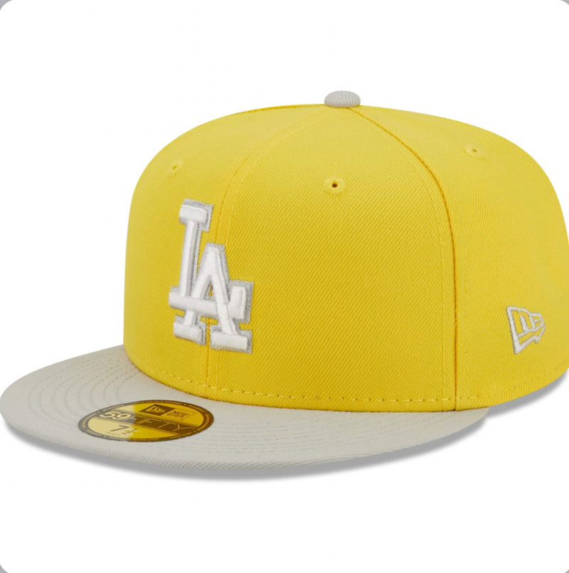 New Era: Los Angeles Dodgers (Yellow/Grey)
