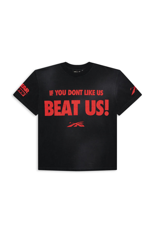 Hellstar: Beat Us Shirt (Black/Red)