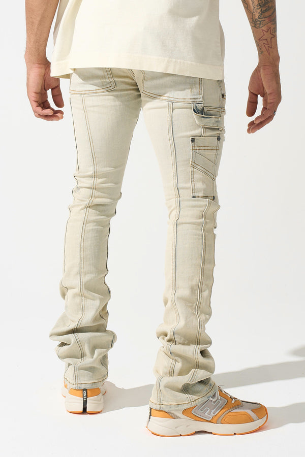 Serenade Cloud Stacked Jean