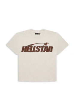 Hellstar Classic Tee (White,Brown)