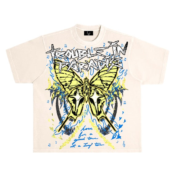 Toxicity Butterfly Blues Tee