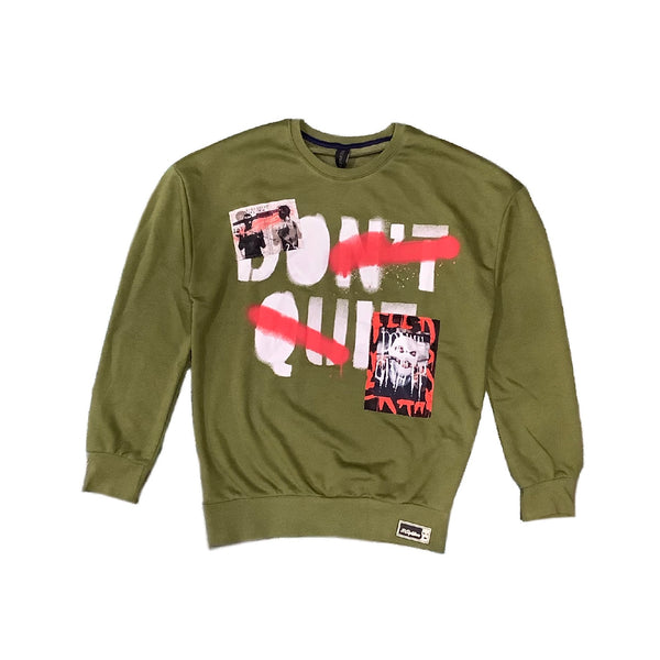 Plus Eighteen: Don't Quit Sweater (Green)