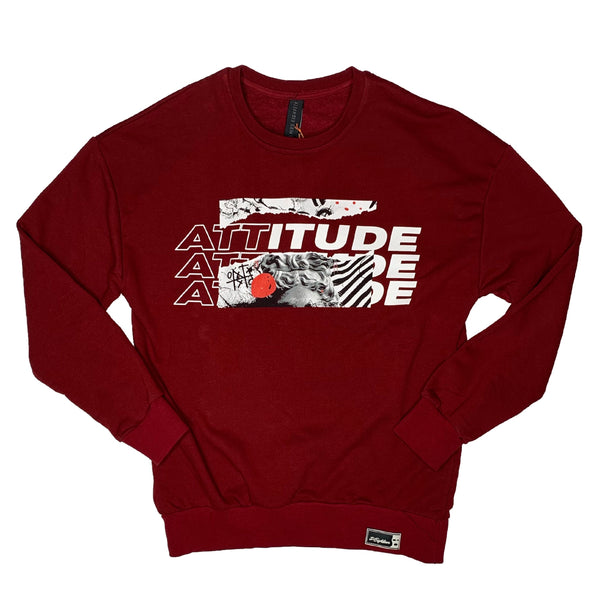 Plus Eighteen: Attitude Sweater (Maroon)