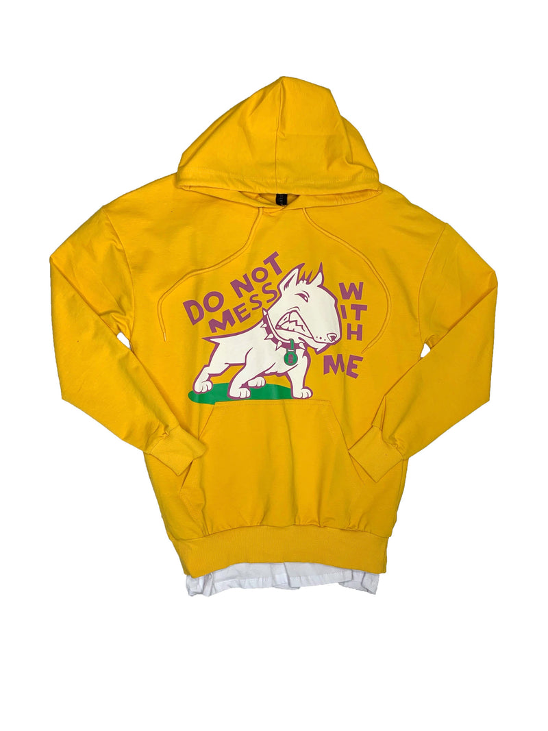 Plus Eighteen: Do Not Mess With Me Hoodie (Yellow)