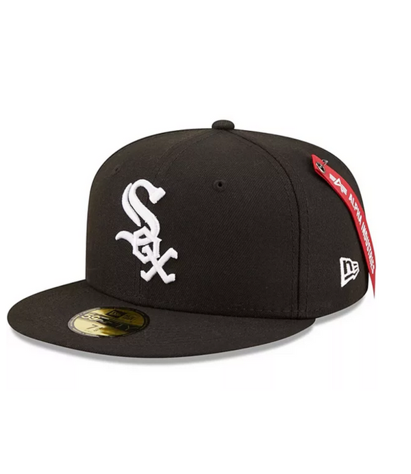 New Era Fitted: Chicago White Sox Alpha Industries (Black)
