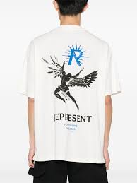 Represent: Icarus Shirt (White/Bue)