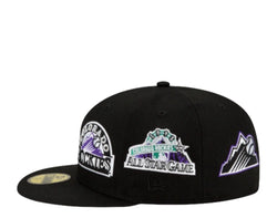 New Era Fitted: Colorado Rockies Pride Patches