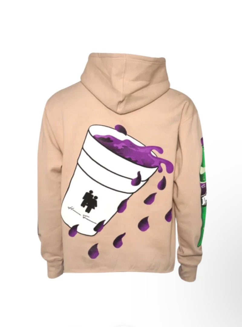 That’s A Awful Lot of Cough Syrup:  Po’ Up Hoodie (Cream)