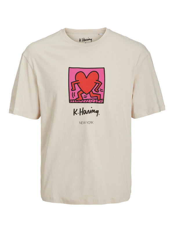 Jack & Jones: Keith Haring T-Shirt (Cream)